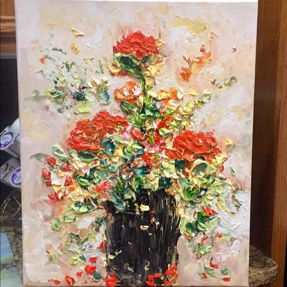 Other - Gift idea “The Roses” Original acrylic painting